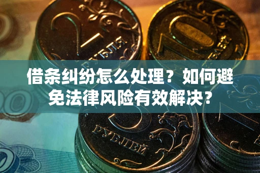 北京借条纠纷怎么处理？如何避免法律风险有效解决？