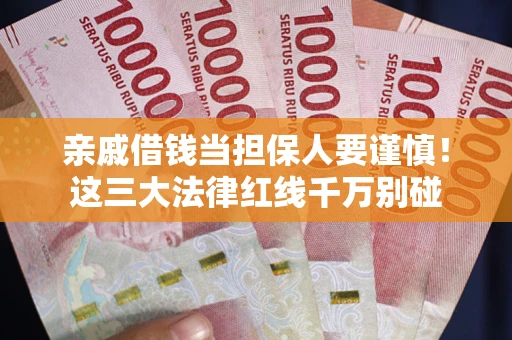 北京亲戚借钱当担保人要谨慎！这三大法律红线千万别碰