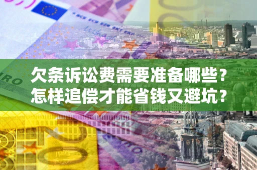 北京欠条诉讼费需要准备哪些？怎样追偿才能省钱又避坑？