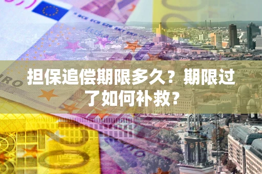 北京担保追偿期限多久？期限过了如何补救？