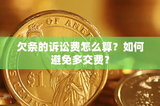 北京欠条的诉讼费怎么算？如何避免多交费？