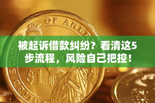 北京被起诉借款纠纷？看清这5步流程，风险自己把控！
