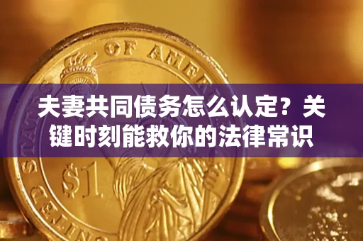 北京夫妻共同债务怎么认定？关键时刻能救你的法律常识