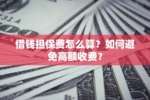 北京借钱担保费怎么算？如何避免高额收费？