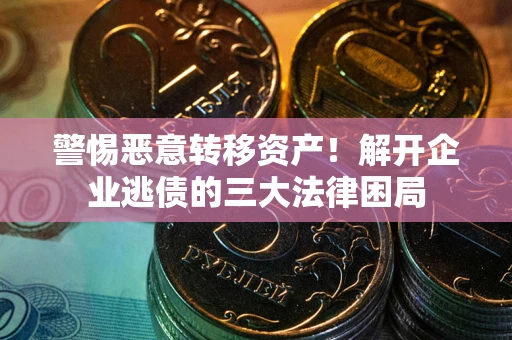 北京警惕恶意转移资产！解开企业逃债的三大法律困局