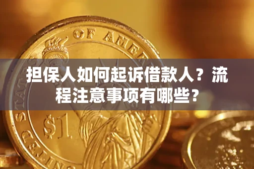 北京担保人如何起诉借款人？流程注意事项有哪些？